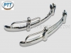 1955-1967 VW Beetle/Bug Stainless Steel Bumper-US/EU Style Blade
