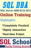  PROJECT ORIENTED TRAINING ON SQL Server 2012 DBA