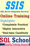  SQL SERVER INTEGRATION SERVICES SSIS LIVE  ONLINE TRAINING