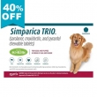 Simparica Trio Green for Dogs 44.1-88 lbs � Triple Protection for Fleas, Ticks  Heartworms
