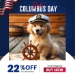 Columbus Day Special: 22% Off Pet Supplies at BestVetCare!