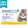 Revolution Plus for Cats - Advanced 6-in-1 Protection Against Fleas, Ticks  Parasites