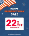 Presidents Day Sale � Get 22% Off on All Pet Supplies!