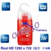 omejo Motion Detection 720P Shampoo Bottle Hidden Bathroom Spy Camera DVR 1280x7
